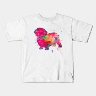 Bolognese Dog Watercolor Painting Kids T-Shirt